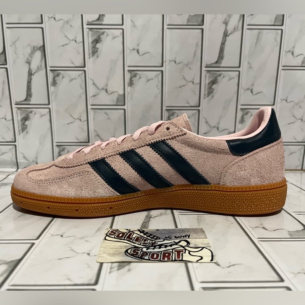 New Adidas Handball Spezial Sneakers Shoes Pink Navy Blue Low Samba Gazelle - Picture 8 of 13